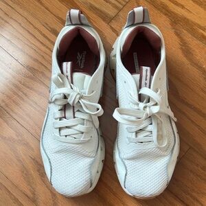 Reebok White and tan Athletic Shoes